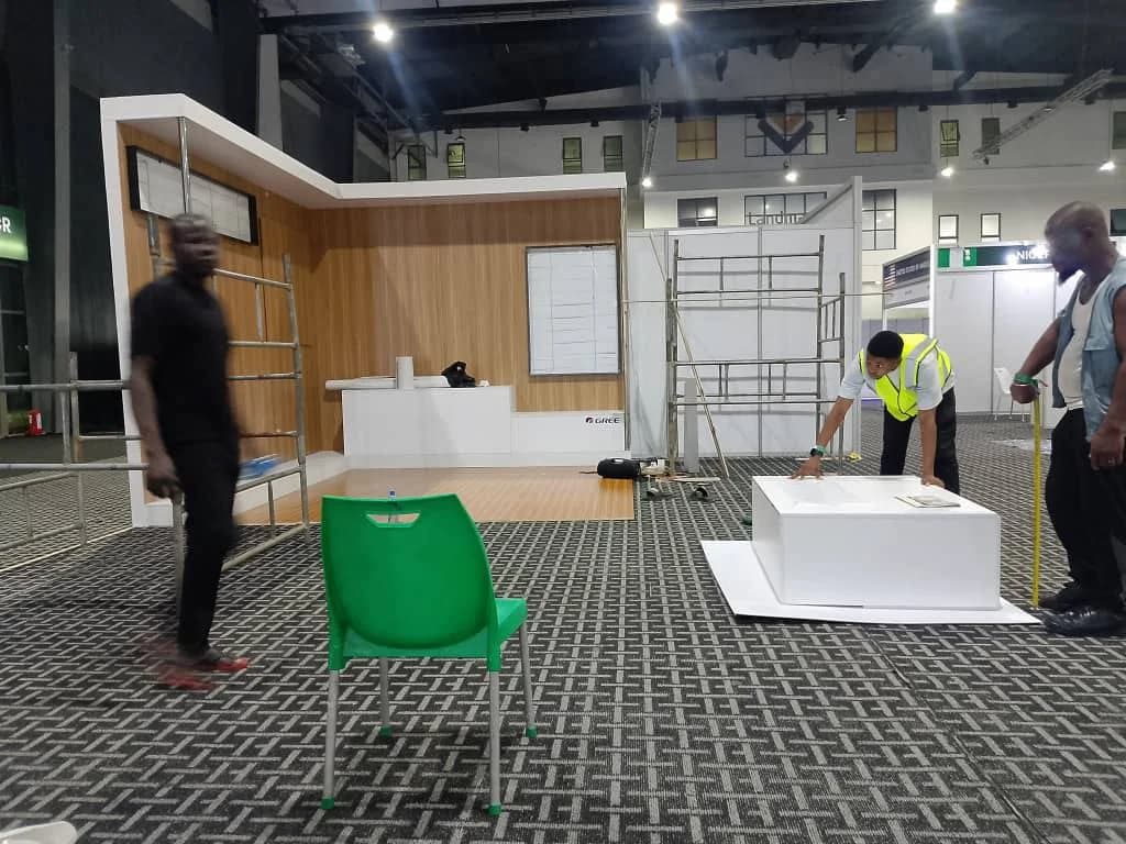 GREE trade exhibition stand and pavilion constructed by Adash Exclusive.