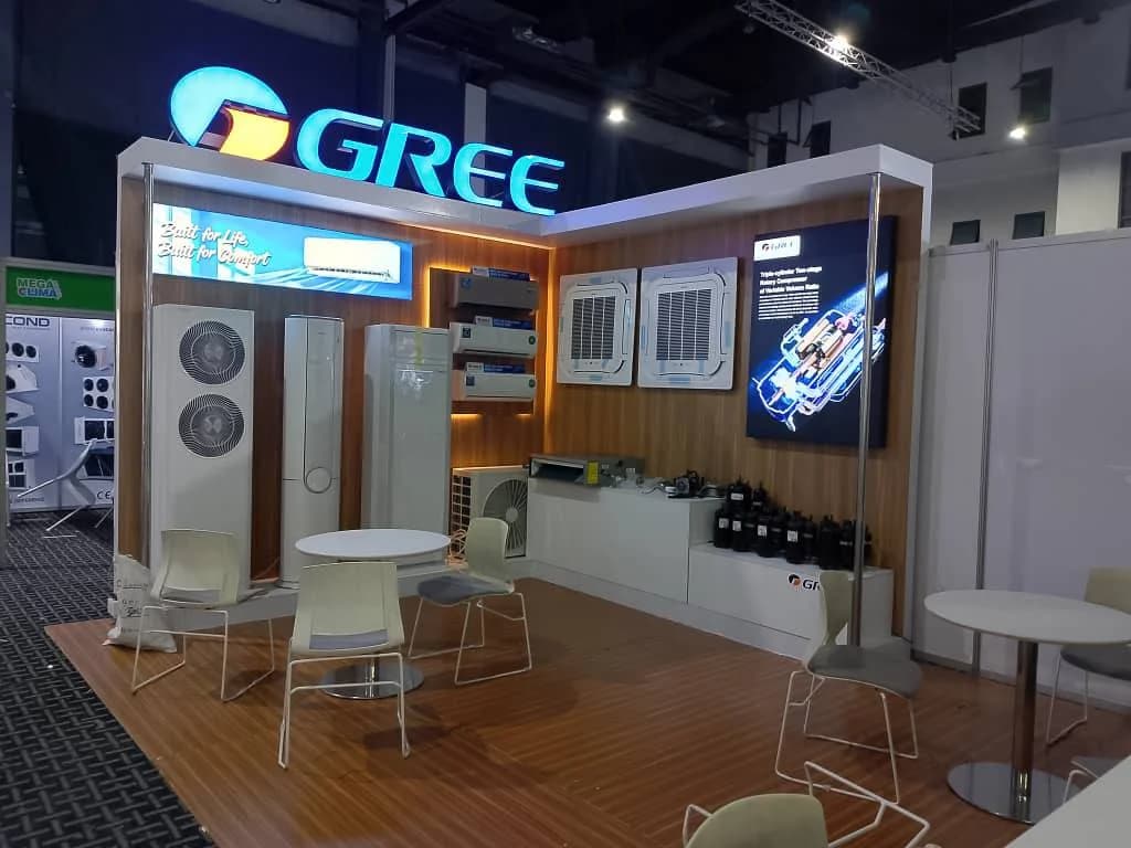GREE custom exhibition pavilion stand